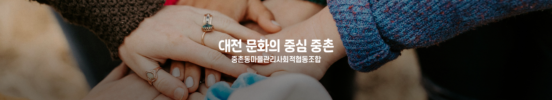 대전 문화의 중심 중촌 / 이웃과 함께 더불어 오늘이 즐겁고 내일이 더 행복한 중촌동